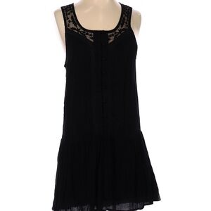 Kimchi Blue (UO). Black lace detail dress #lace #coquette #grunge #boho
